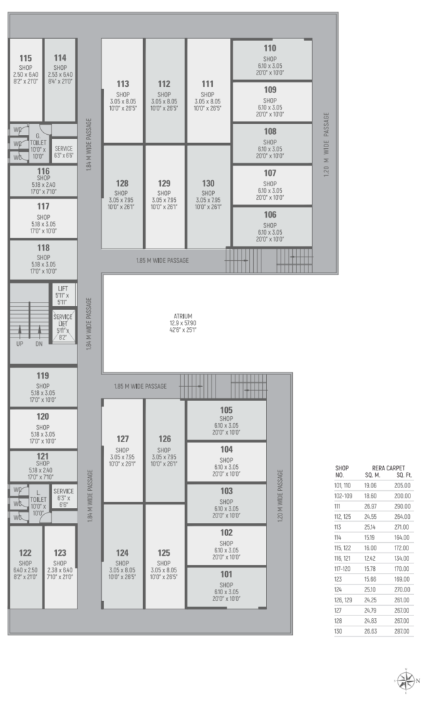 Commercial Building First Floor Plan